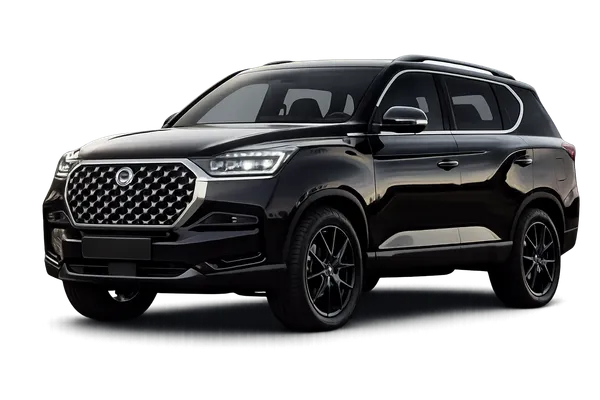 KGM רקסטון פרימיום 4X4 דיזל 2.2 ליטר 7 מושבים — שחור